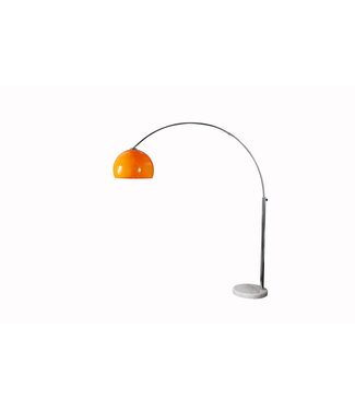 Invicta Interior Vloerlamp BIG BOW 175-205cm oranje met marmeren voet - 20747