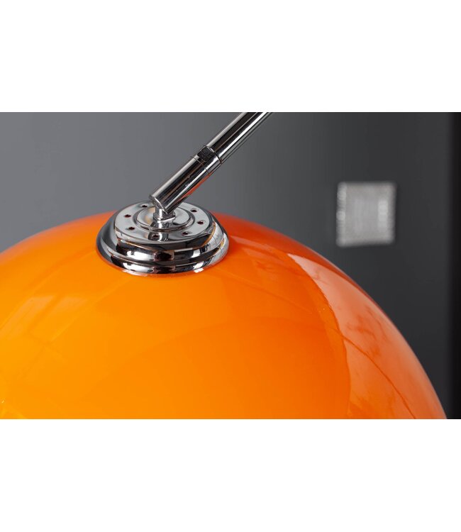 Invicta Interior Vloerlamp BIG BOW 175-205cm oranje met marmeren voet - 20747