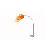 Invicta Interior Vloerlamp BIG BOW 175-205cm oranje met marmeren voet - 20747