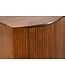 Invicta Interior Dressoir GRANDEUR 180 cm 3D retrostijl mangohout bruin met zwarte metalen poten - 47147