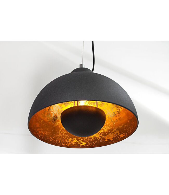 Invicta Interior Hanglamp STUDIO 3s zwart goud - 36228