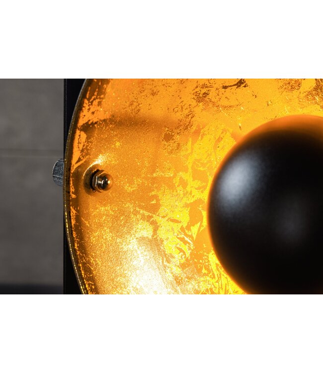 Invicta Interior Vloerlamp STUDIO 130cm 3s zwart goud - 22968