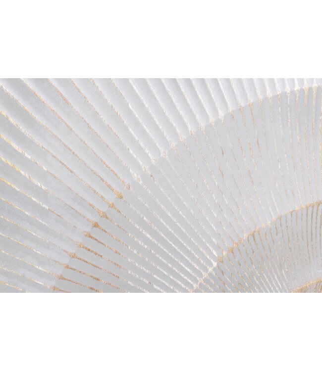 Invicta Interior Barkast GOLDEN SUNSET 140cm 3D mangohout wit handgemaakt - 48409