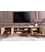 Invicta Interior TV-meubel ART DECO 200cm 3D mangohout naturel wit - 46803