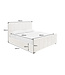 Invicta Interior Bed PRESTIGE 180x200cm crèmekleurig bouclé met opbergruimte - 45922