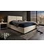 Invicta Interior Bed ROCCO 180x200cm, beige met lattenbodem en opbergruimte - 45921