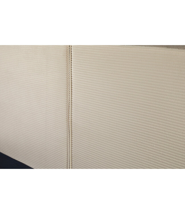 Invicta Interior Bed ROCCO 180x200cm, beige met lattenbodem en opbergruimte - 45921