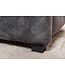 Invicta Interior Bed PARIS 160x200cm Chesterfield-look, fluweelgrijs, met opbergruimte - 45636