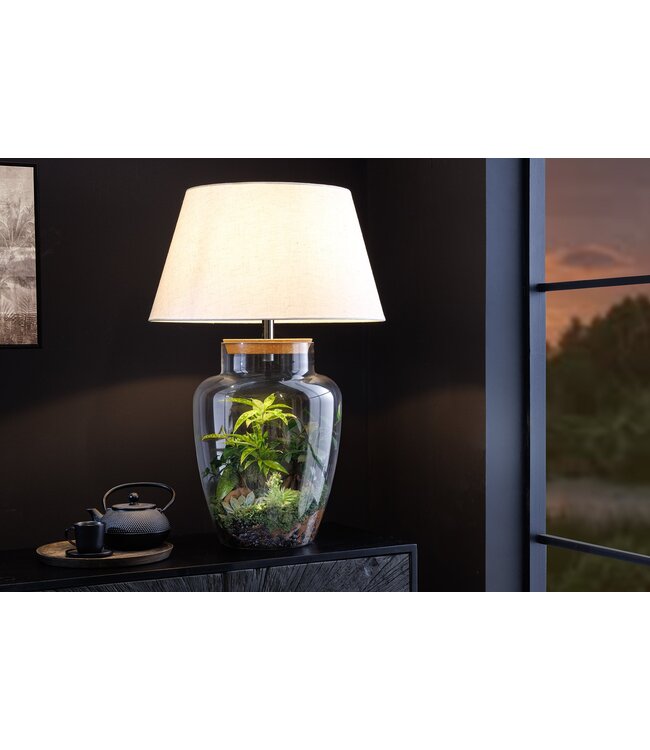 Invicta Interior Tafellamp CLASSICO 80 cm, glazen navulbaar - 44816