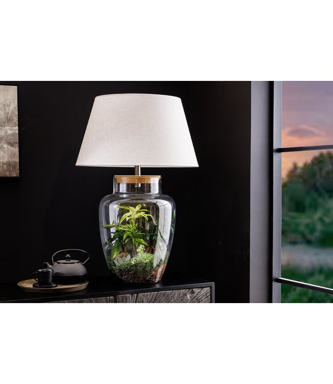 Invicta Interior Tafellamp CLASSICO 80 cm, glazen navulbaar - 44816