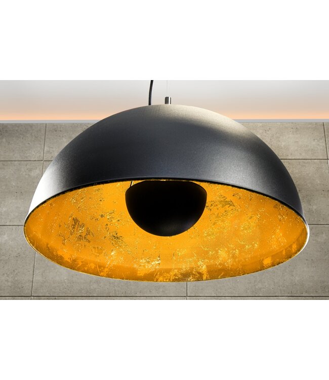 Invicta Interior Hanglamp STUDIO 55cm zwart goud - 19697