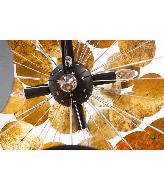 Invicta Interior Hanglamp INFINITY HOME 70cm zwart goud - 36226