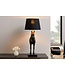 Invicta Interior Tafellamp BLACK BEAUTY 75 cm paardsculptuur zwart goud - 45665