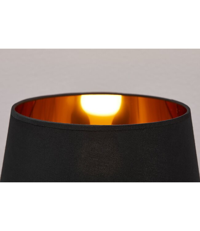 Invicta Interior Tafellamp BLACK BEAUTY 75 cm paardsculptuur zwart goud - 45665