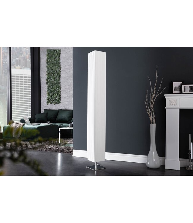 Invicta Interior Vloerlamp PARIS 160 cm recht wit latex - 8159