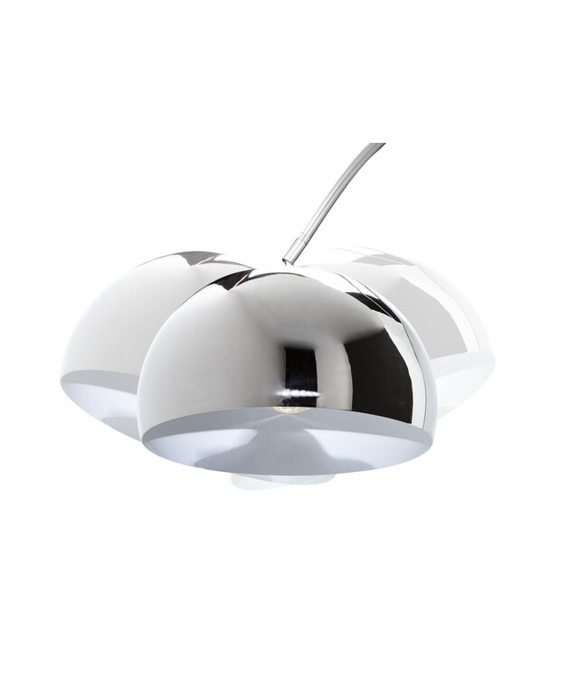 Invicta Interior Vloerlamp BIG BOW 170-205cm chroom met marmeren voet - 21067