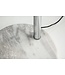 Invicta Interior Vloerlamp BIG BOW 170-180cm linnen wit met marmeren voet - 35596