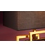 Invicta Interior Tafellamp ATLANTIS 56 cm goud met zwarte stoffen kap - 39098