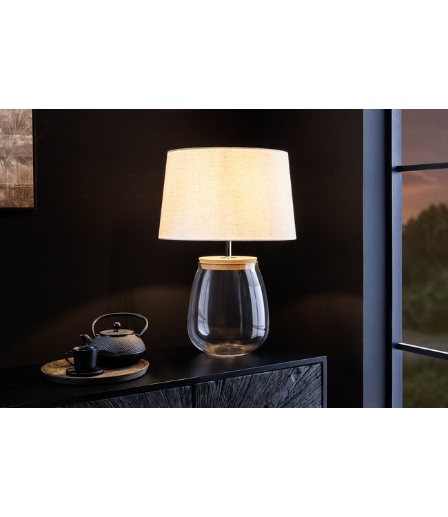 Invicta Interior Tafellamp CLASSICO 60 cm, glazen navulbaar - 44817