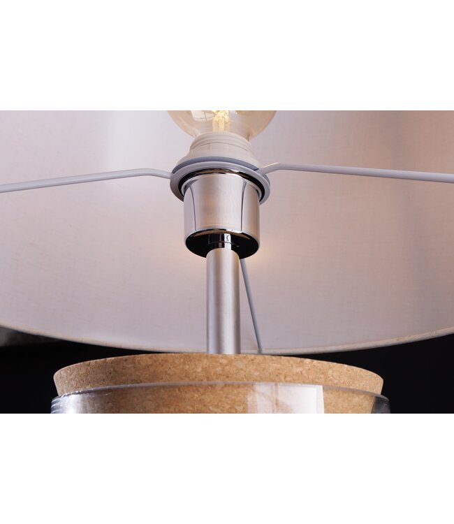 Invicta Interior Tafellamp CLASSICO 60 cm, glazen navulbaar - 44817