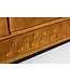 Invicta Interior Bank CHESTERFIELD 205 cm met binnenvering, 3-zits, fluweel, mosterdgeel - 47032