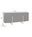 Invicta Interior Dressoir GATSBY 160cm retrostijl mango zwart goud handgemaakt - 46432