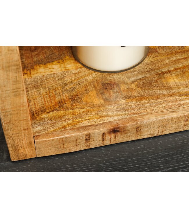 Invicta Interior Plank IRON CRAFT 160x156cm mango naturel - 46798