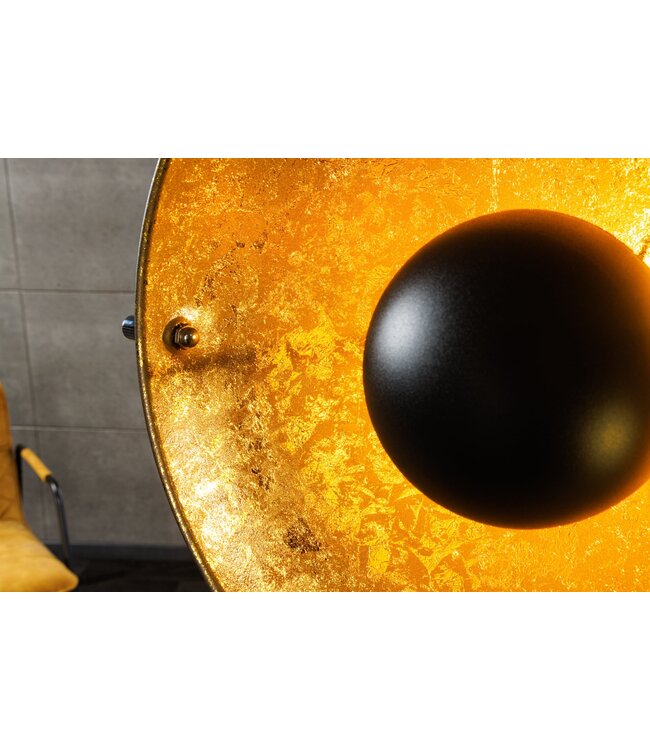 Invicta Interior Vloerlamp STUDIO 145cm zwart goud - 36617