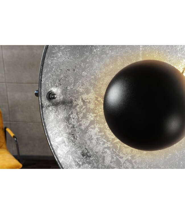 Invicta Interior Vloerlamp STUDIO 145cm zwart zilver - 36619