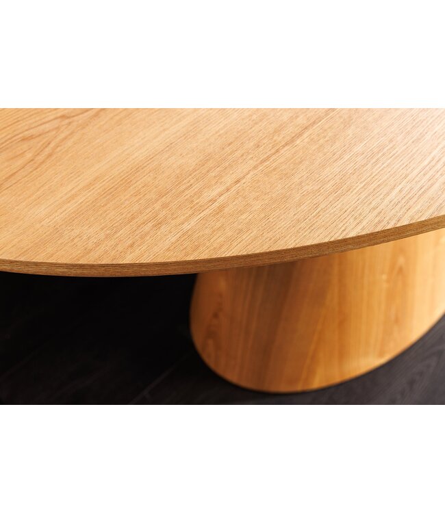 Invicta Interior UNIEKE eettafel 160-200 cm uitschuifbaar eikenhout gelakt - 47657