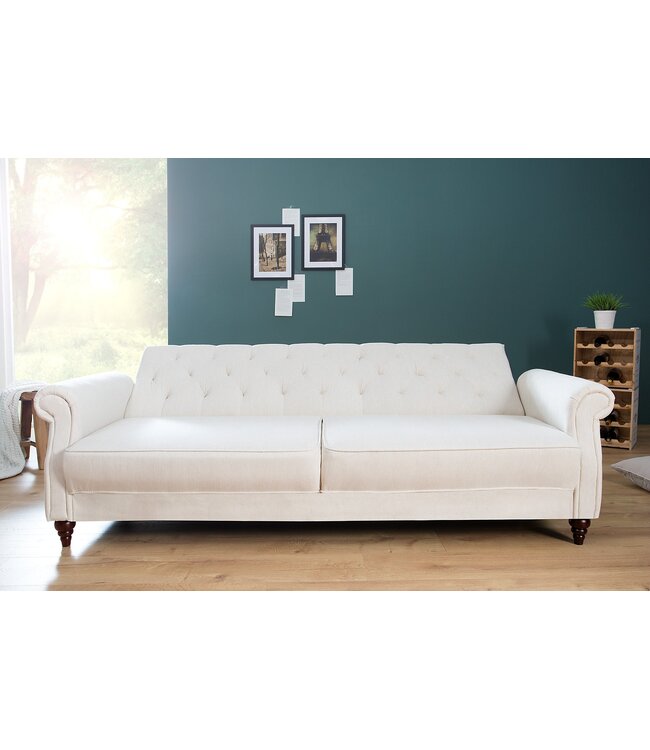 Invicta Interior Slaapbank MAISON BELLE AFFAIRE 220cm structuurstof naturel - 41498