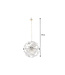 Invicta Interior Hanglamp INFINITY HOME van glas en staal, goudkleurig. - 43773