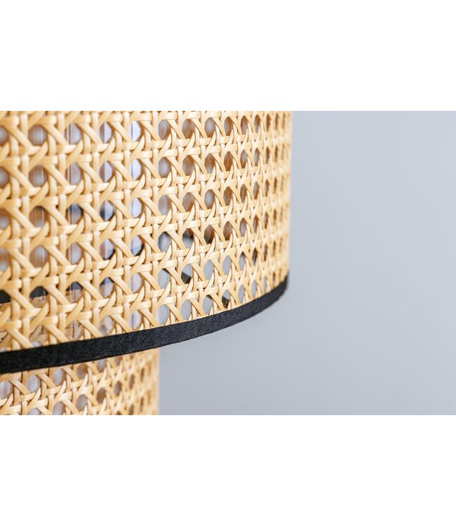 Invicta Interior Hanglamp WIENER GEFLECHT 45cm zwarte rand - 42808