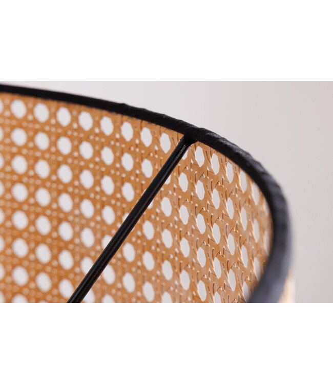 Invicta Interior Hanglamp WIENER GEFLECHT 45cm zwarte rand - 42808