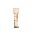 Invicta Interior Vloerlamp EUPHORIA 165 cm lampenkap beige longanhout naturel - 44688