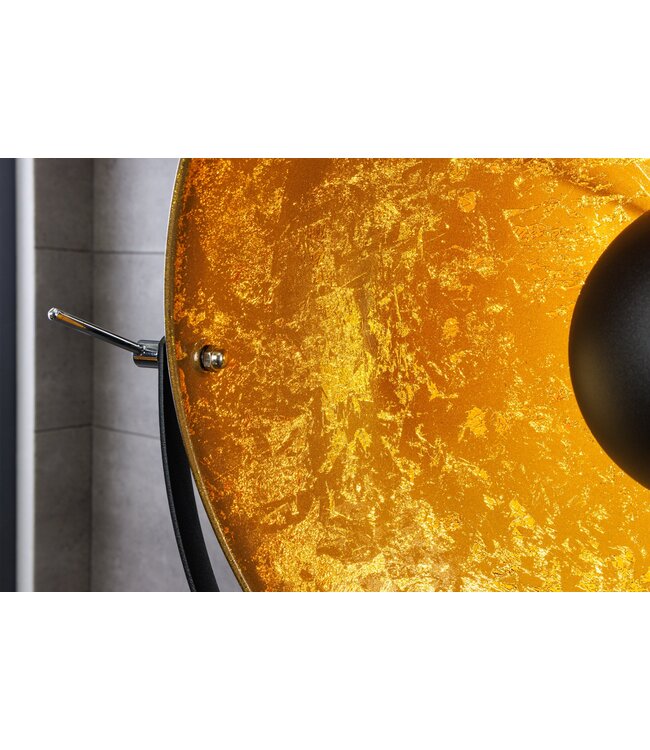 Invicta Interior Vloerlamp BIG STUDIO 170cm zwart goud - 18692