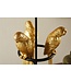 Invicta Interior Tafellamp WILDLIFE 75 cm gouden papegaaien polyresin - 44355