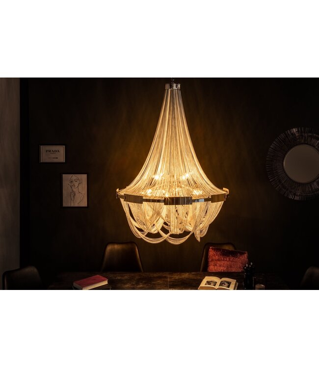 Invicta Interior Kroonluchter ROYAL 70 cm aluminium zilver - 39096