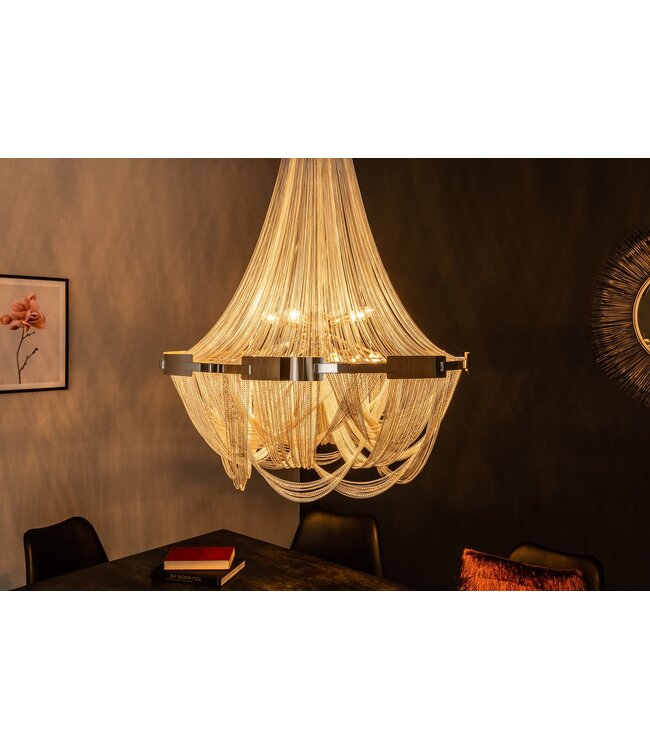 Invicta Interior Kroonluchter ROYAL 70 cm aluminium zilver - 39096