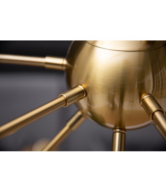 Invicta Interior Hanglamp SPUTNIK 85 cm 14 armen goud - 41108
