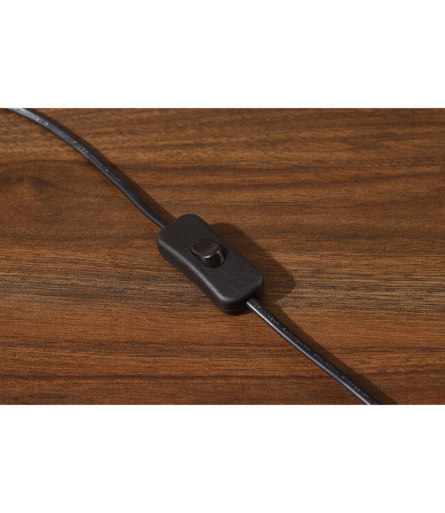 Invicta Interior Tafellamp WILDLIFE 75cm zwart goud roze papegaai - 44815