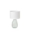 Invicta Interior Tafellamp CLASSIC 60 cm met witte lampenkap van gerecycled glas - 44495