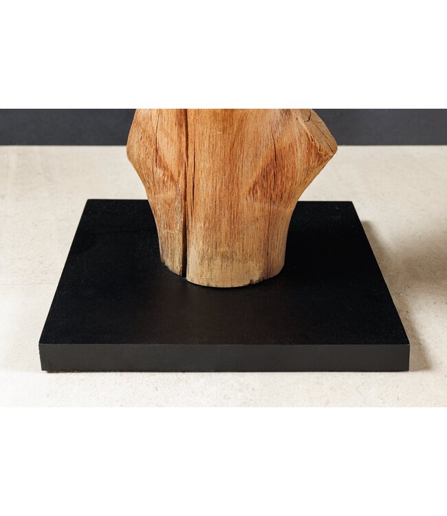 Invicta Interior Vloerlamp TREE NATURE 175 cm mangosteenhout linnen kap - 43323