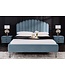 Invicta Interior Bed PEARL 140x200cm fluweel aqua - 40997