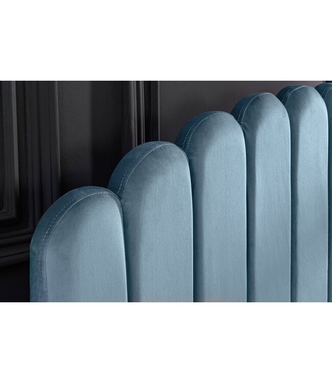 Invicta Interior Bed PEARL 140x200cm fluweel aqua - 40997