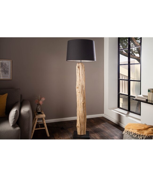 Invicta Interior Vloerlamp ROUSILIQUE 180cm driftwood zwart - 17321