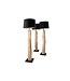 Invicta Interior Vloerlamp ROUSILIQUE 180cm driftwood zwart - 17321