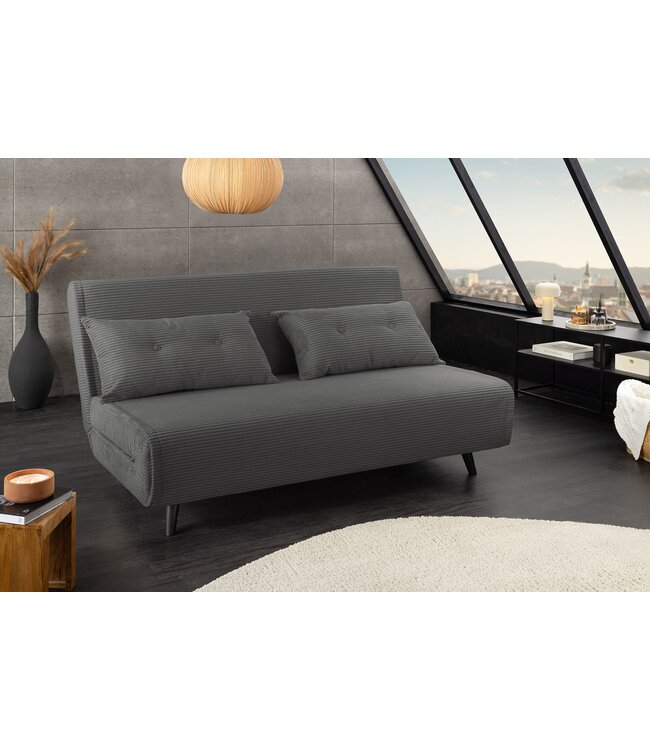 Invicta Interior Slaapstoel SMART MULTIFUNCTION 140cm snoer grijs - 47144