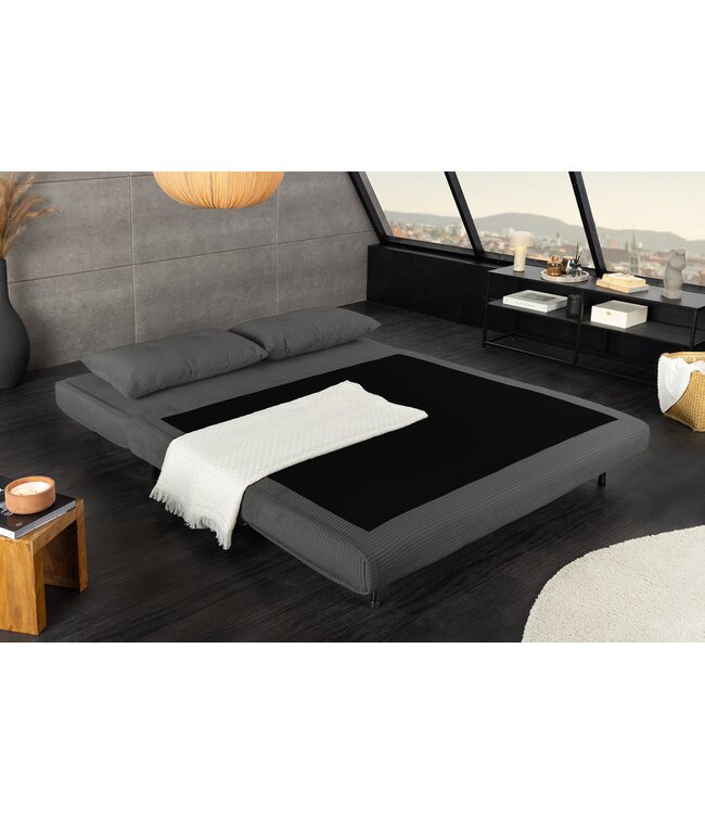 Invicta Interior Slaapstoel SMART MULTIFUNCTION 140cm snoer grijs - 47144