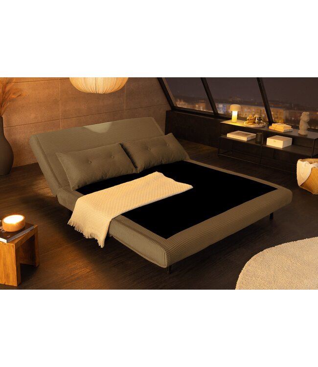 Invicta Interior Slaapstoel SMART MULTIFUNCTION 140cm snoer groen - 47146